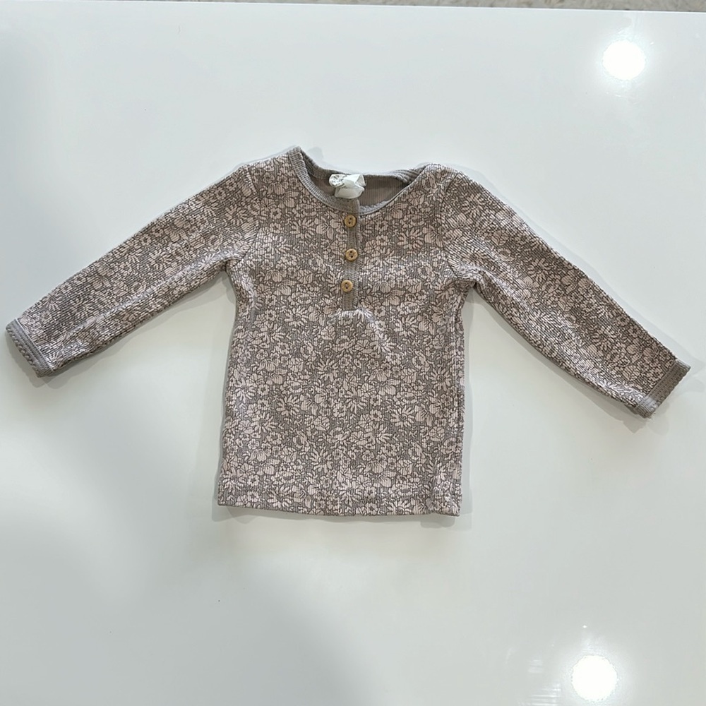 Floral long sleeve shirt